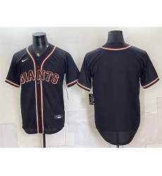Men's San Francisco Giants Blank 2026 Fashion Replica Black Out Stitched Baseball Jersey