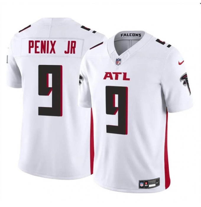 Men's Atlanta Falcons #9 Michael Penix Jr White 2024 Draft F.U.S.E. Vapor Untouchable Limited Football Stitched Jersey