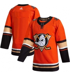 Men's Anaheim Ducks Blank Orange Stitched Jersey