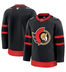 Men's Ottawa Senators Blank Black 2024-25 Home Stitched Hockey Jersey