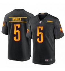 Youth Washington Commanders #5 Jayden Daniels Black 2024 F U S E Vapor Limited Stitched Football Jersey