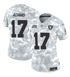 Women's Las Vegas Raiders #17 Davante Adams 2024 F.U.S.E Arctic Camo Salute To Service Limited Stitched Jersey(Run Small)