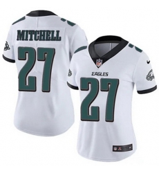 Women Philadelphia Eagles #27 Quinyon Mitchell White F U S E Stitched NFL Jersey