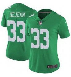 Women Philadelphia Eagles #33 Cooper DeJean Black Vapor Untouchable Stitched NFL Jersey