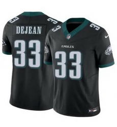 Youth Philadelphia Eagles #33 Cooper DeJean Black F U S E Stitched NFL Jersey