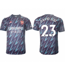 Men 2021-2022 Club Arsenal Second away aaa version blue 23 Soccer Jersey
