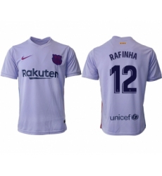 Men 2021-2022 Club Barcelona away aaa version purple 12 Soccer Jersey