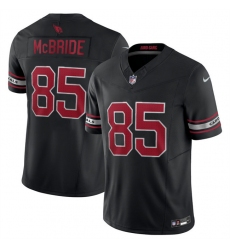 Men's Arizona Cardinals #85 Trey McBride Black 2024 F.U.S.E. Vapor Untouchable Limited Stitched Jersey