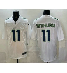 Men's Seattle Seahawks #11 Jaxon Smith-Njigba Limited White Fashion Vapor Jersey