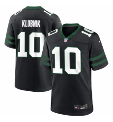 Men's New York Jets #10 Cade Klubnik Black 2026 Draft F U S E Vapor Untouchable Limited Stitched Jersey