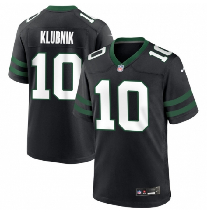 Men's New York Jets #10 Cade Klubnik Black 2026 Draft F U S E Vapor Untouchable Limited Stitched Jersey
