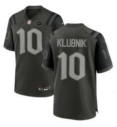Men's New York Jets #10 Cade Klubnik Black Rivalries Collection Jersey