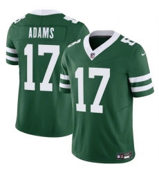 Men's New York Jets #17 Davante Adams Green 2024 F.U.S.E. Throwback Limited Football Stitched Jersey