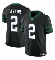 Men's New York Jets #2 Tyrod Taylor Black 2024 F U S E Vapor Untouchable Limited Stitched Jersey