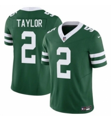 Men's New York Jets #2 Tyrod Taylor Green 2024 F U S E Vapor Untouchable Limited Stitched Jersey