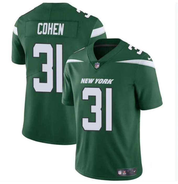 Men's New York Jets #31 Tarik Cohen Green Vapor Untouchable Limited Football Stitched Jersey