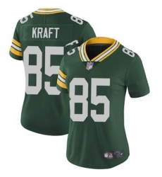 Women Green Bay Packers #85 Tucker Kraft Green Vapor Untouchable Stitched Football Jersey