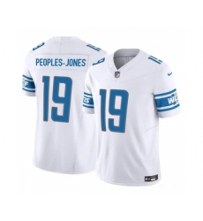 Men's Detroit Lions #19 Donovan Peoples-Jones White 2023 F.U.S.E. Vapor Untouchable Limited Football Stitched Jersey