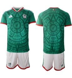 Men's Mexico Blank National Team FIFA x World Cup 2026 Home Green On Field Jersey