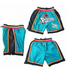 Men's Detroit Pistons Throwback Shorts (Run Smaller)