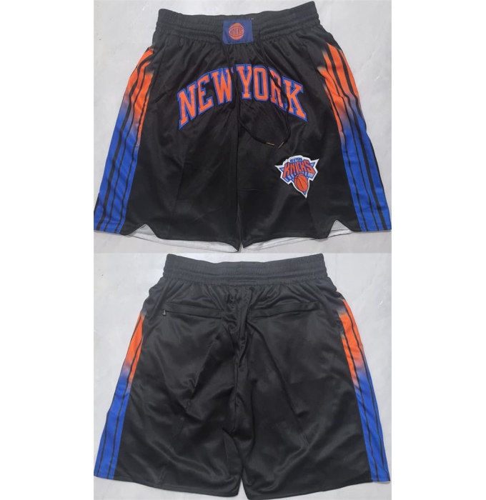 Men's New Yok Knicks Black 2026 Shorts (Run Small)