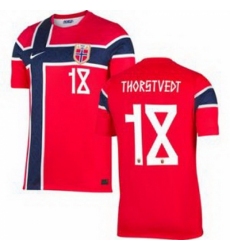 Men 18 Norway Kristian Thorstvedt Home Stadium Replica 1