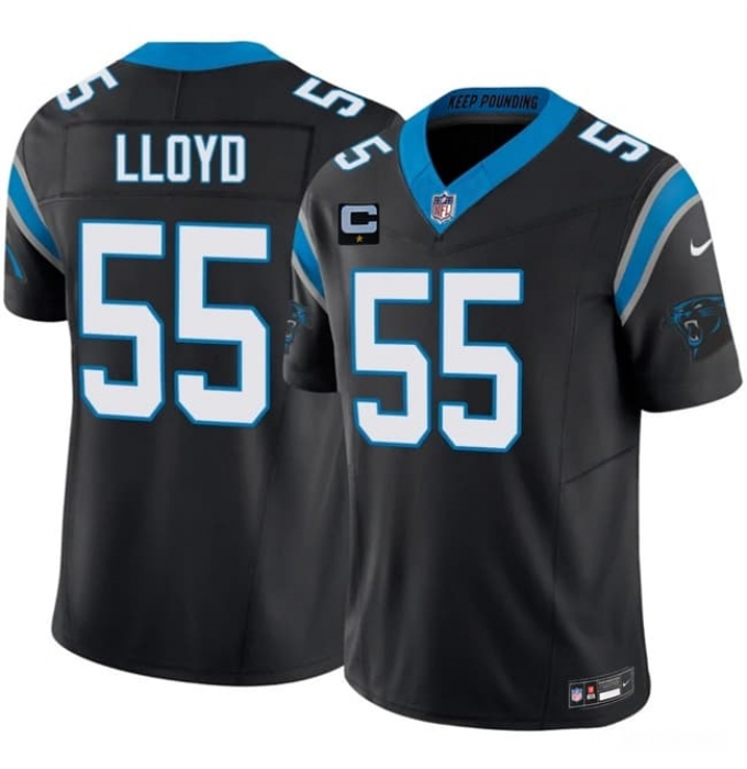 Men's Carolina Panthers #55 Devin Lloyd Black 2026 F.U.S.E. 1-Star C Vapor Limited Football Stitched Jersey