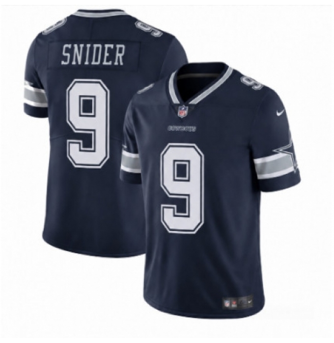 Men's Dallas Cowboys #9 Snider Navy 2026 F U S E Vapor Untouchable Limited Stitched Football Jersey