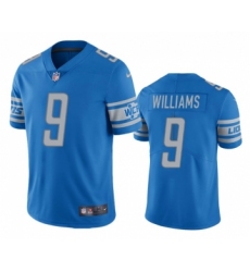 Men's Detroit Lions #9 Jameson Williams Blue Vapor Untouchable Limited Stitched Jersey