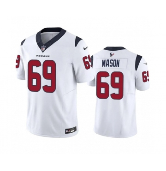 Men's Houston Texans #69 Shaq Mason White 2023 F.U.S.E Vapor Untouchable Stitched Football Jersey