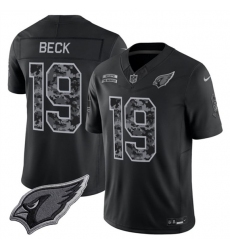 Men's Arizona Cardinals #19 Carson Beck Black 2026 F.U.S.E. Salute to Service Limited Football Stitched Jersey