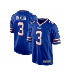 Youth Buffalo Bills #3 Damar Hamlin blue Jersey