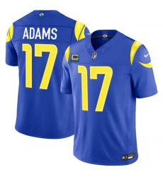 Men's Los Angeles Rams #17 Davante Adams Royal 2026 F.U.S.E. 4-Star C Vapor Limited Football Stitched Jersey