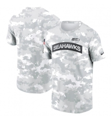 Men's Seattle Seahawks 2024 Arctic Camo Salute To Service Performance T-Shirt