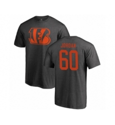 Football Cincinnati Bengals #60 Michael Jordan Ash One Color T-Shirt