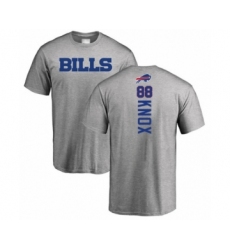 Football Buffalo Bills #88 Dawson Knox Ash Backer T-Shirt