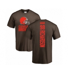 Football Cleveland Browns #98 Sheldon Richardson Brown Backer T-Shirt