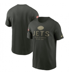 Men's New York Jets Forest Green 2025 Salute to Service Sideline Primary Edge Dri-FIT T-Shirt