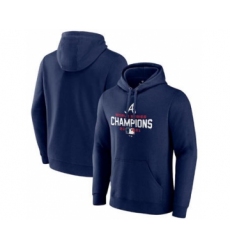 Men's Atlanta Braves 2021 Navy World Series Champions Pullover Baseball Hoodie