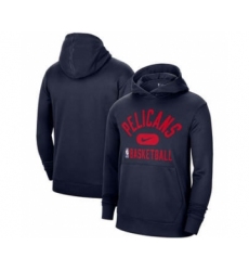 Men's New Orleans Pelicans 2021 Navy Spotlight Pullover Basketball Hoodie