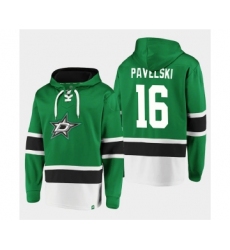Men's Dallas Stars #16 Joe Pavelski Green Ageless Must-Have Lace-Up Pullover Hoodie