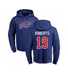 Football Buffalo Bills #19 Andre Roberts Royal Blue Name & Number Logo Pullover Hoodie