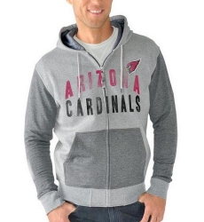 NFL Arizona Cardinals G-III Sports by Carl Banks Safety Tri-Blend Full-Zip Hoodie Heathered Gray