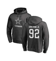 Football Dallas Cowboys #92 Dorance Armstrong Jr. Ash One Color Pullover Hoodie