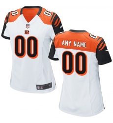 Women's Cincinnati Bengals Nike White Custom Jersey