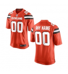 Nike Cleveland Browns Youth Orange Custom Game Jersey