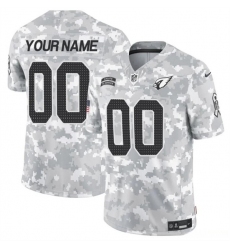 Men's Arizona Cardinals Active Player Custom 2024 F.U.S.E Arctic Camo Salute to Service Limited Football Stitched Jersey