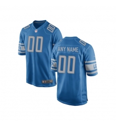 Youth Detroit Lions Nike Blue Custom Team Color Game Jersey