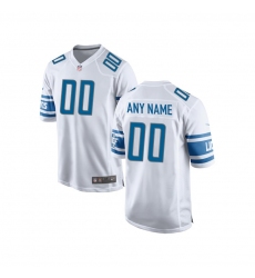 Youth Detroit Lions Nike White Custom Game Jersey