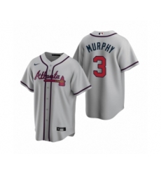 Youth Atlanta Braves #3 Dale Murphy Nike Gray 2020 Replica Road Jersey